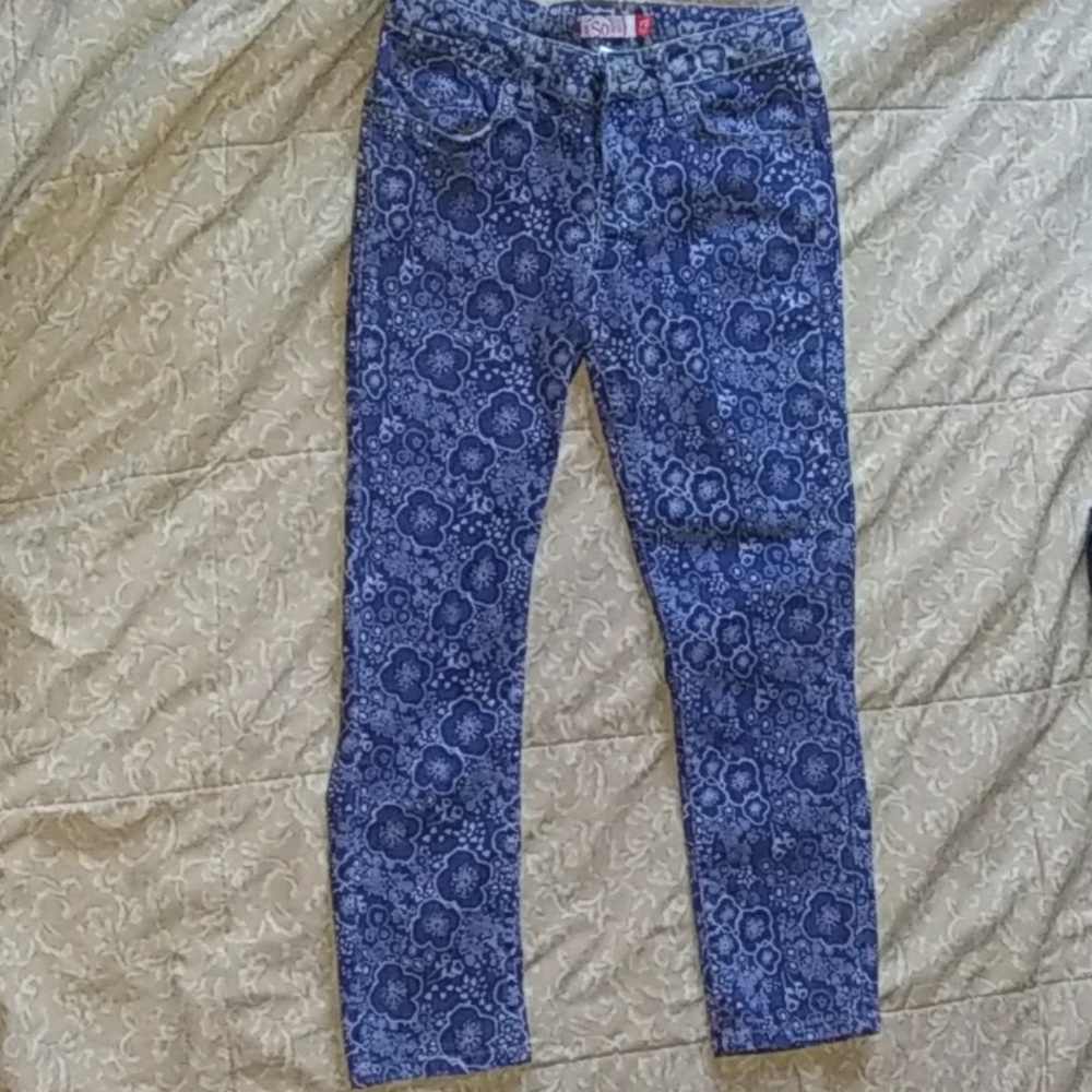 Floral kids pants/jeans (flowers)